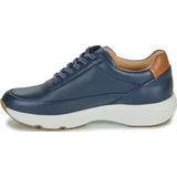 Clarks - Tivoli Zip - Sneakers - Marineblauw - Leer