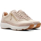 Clarks - Tivoli Zip - Sneakers - Sand Combi - Duurzaam Materiaal