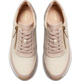 Clarks - Tivoli Zip - Sneakers - Sand Combi - Duurzaam Materiaal
