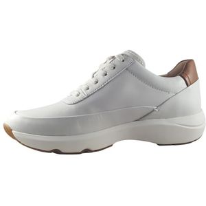 Clarks Dames Tivoli Zip Sneaker, Off White Lea, 4.5 UK, Gebroken witte Lea, 37.5 EU