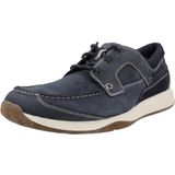 Clarks, Sneakers Blauw, Heren, Maat:43 EU