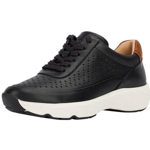 Clarks Tivoli Grace Sneaker voor dames, Zwart leder, 7