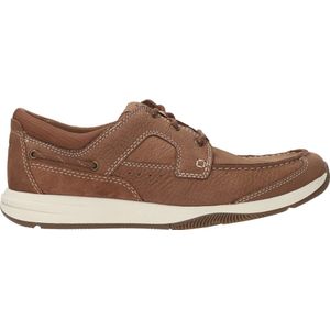 Clarks Sailview Lace Veterschoen - Mannen - Bruin - Maat 10