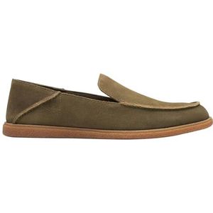 Clarks Clarkbay Step Loafer voor heren, plat, olijf suède, 43 EU, Olijf Suede, 44 EU