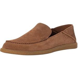 Clarks Clarkbay Step Loafer Flat, Cola Suede, 6.5 UK, Cola Suede, 40 EU