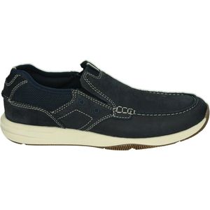 Clarks - Sailview Step - Leren Bootschoenen - Marine - Leer - Casual