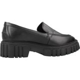 CLARKS - Page - Veterschoen - Zwart - Enkelhoog - Glad Leer - Platte Hak