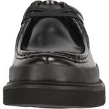 CLARKS - Badell Seam - Veterschoen - Zwart - Leer