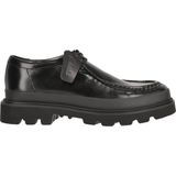 CLARKS - Badell Seam - Veterschoen - Zwart - Leer