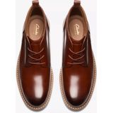 Clarks - Aldwin Chukka - Laarzen - Licht Goudbruin - Premium Leer