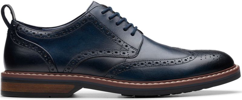 Clarks Aldwin Limit heren Sneaker, Blauw, 39.5 EU