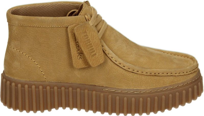 Clarks - Torhill - Nette Schoenen - Licht Goudbruin - Nubuckleer