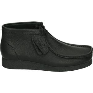 CLARKS - WallabeeEVO BT - Heren Veterschoenen - Leer - Zwart