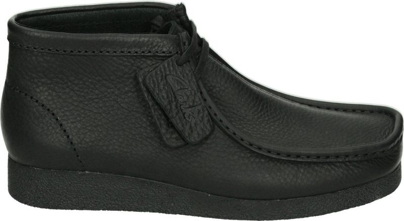 CLARKS - WallabeeEVO BT - Heren Veterschoenen - Leer - Zwart