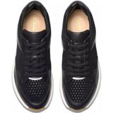 Clarks - Tivoli Walk - Dames Sneaker - Zwart - Mesh - Comfortabel