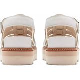 Clarks - Orianna Twist - Dames Sandaal - Wit - Leer - Gewatteerd Voetbed