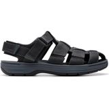 Clarks - Saltway Cove - Sandalen - Zwart - Leer - EVA-voetbed