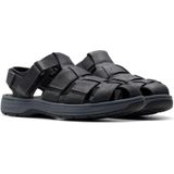 Clarks - Saltway Cove - Sandalen - Zwart - Leer - EVA-voetbed