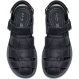 Clarks - Saltway Cove - Sandalen - Zwart - Leer - EVA-voetbed