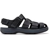 Clarks - Saltway Cove - Sandalen - Zwart - Leer - EVA-voetbed