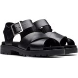 Clarks - Coledale Strap - Dames Sandaal - Bruin - Leer