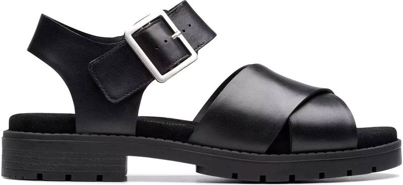 Clarks - Coledale Strap - Dames Sandaal - Bruin - Leer