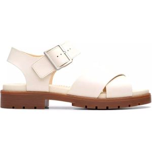 Clarks - Orinoco Cross - Dames Sandaal - Wit - Leer