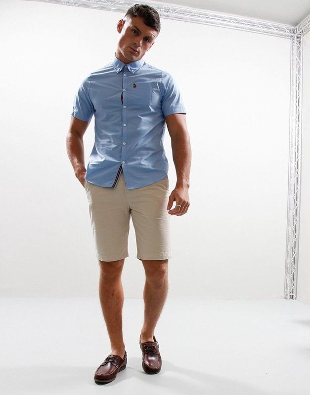 Lyle & Scott - SH1814V Anfield Chino Shorts - Donkerblauw - Katoen