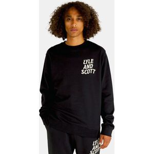 Lyle And Scott - Ripple Logo - Crewneck Sweatshirt - Zwart
