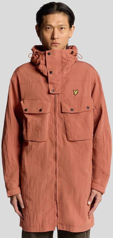 Lyle & Scott - Parka - Brique - Waterafstotend - Met Capuchon