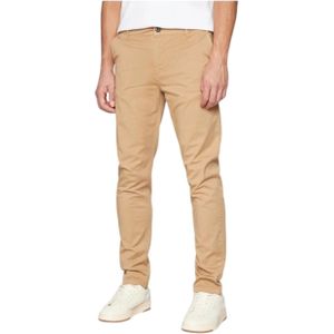 Lyle & Scott, Heren, Broeken, Beige, Maat: W32 Katoen,