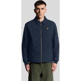 Lyle & Scott Waterafstotend Ripstop Gewatteerd Jack - Marineblauw