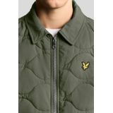 Lyle & Scott Waterafstotend Ripstop Gewatteerd Jack - Groen