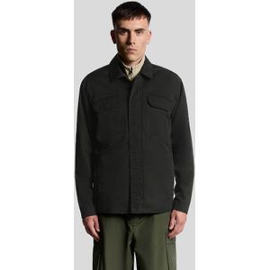 Lyle & Scott - Overshirt - Zwart - Regular Fit - Lange Mouwen