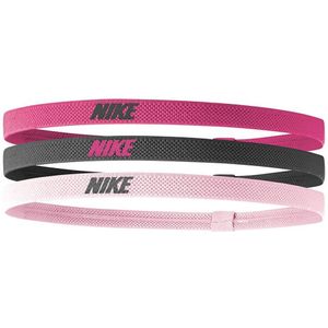 Nike Hoofdband in gemengde breedte (set van 3)  (Roze/Grijs)