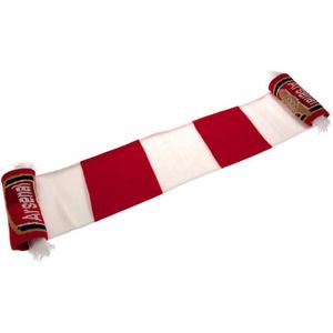 Arsenal FC Stripe sjaal  (Rood/Wit)