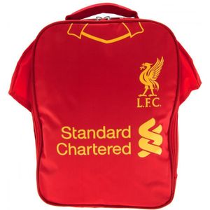 Liverpool FC Voetbal Shirt Lunch Tas  (Rood/Geel)