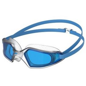 Speedo Unisex zwembril Hydropulse Smoke voor volwassenen  (Blauw/zilver)