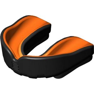 Makura Unisex Ignis Pro gebitsbeschermer voor volwassenen  (Zwart/Oranje)