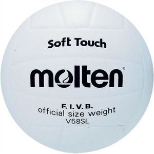 Molten V58SL Volleybal (5) (Wit/zwart)