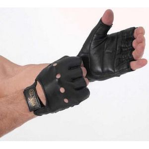 Carta Sport Unisex Volwassen Lederen Handschoenen voor Gewichtheffen (M) (Zwart)