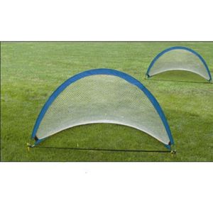 Carta Sport Pop Up Voetbaldoel (Pakket van 2) (99,06 cm x 182,88 cm) (Blauw/Wit)