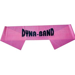 Dyna-Band Weerstandsband (Leicht) (Roze/Zwart)