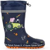 Regatta Kinderen/Kinderen Splash Peppa Pig Wellington Boots (29 EU) (Marine/Oranje/Groen)