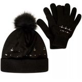 Dare2b Dames kristallen hoed en handschoenen set
