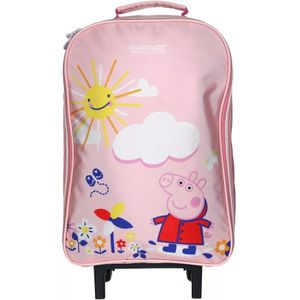 Regatta Kinder/kinderkoffer Peppa Pig 2 wieltjes  (Roze Mist)