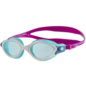 Speedo Dames/Dames Biofuse Flexiseal zwembril  (Diva Blauw/Wit/Peppermint)