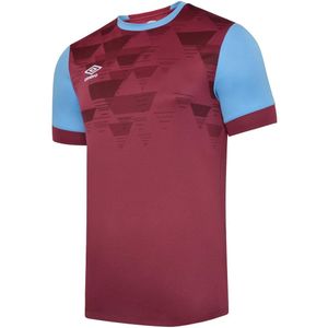 Umbro Heren Vier Jersey (Nieuw bordeaux/blauw)