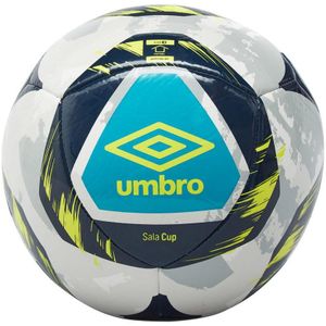 Umbro Sala Cup Ni Futsal Bal (3) (Wit/Lime Punch/Peacoat)
