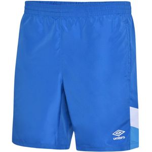 Umbro Trainingsshorts voor kinderen (140) (Koningsblauw/Ibiza Blauw/Briljant Wit)